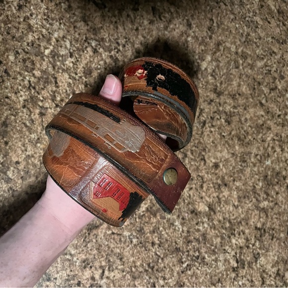 Vintage Train Western Belt - Picture 2 of 6